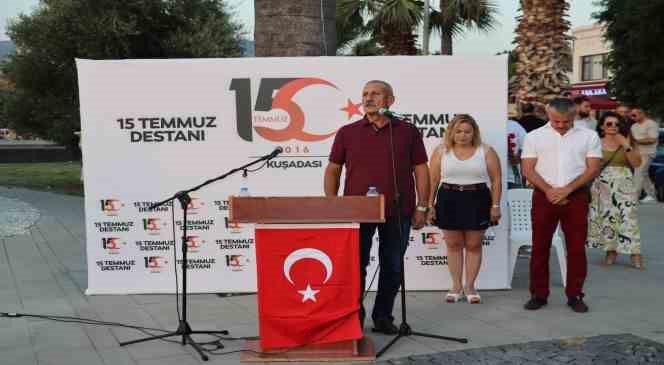 Kuşadası’nda 15 Temmuz şehitleri anıldı