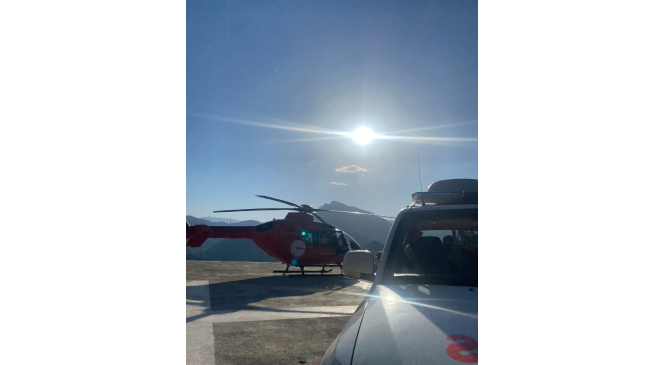 Şırnak’ta helikopter ambulans help sendromlu vatandaş için havalandı