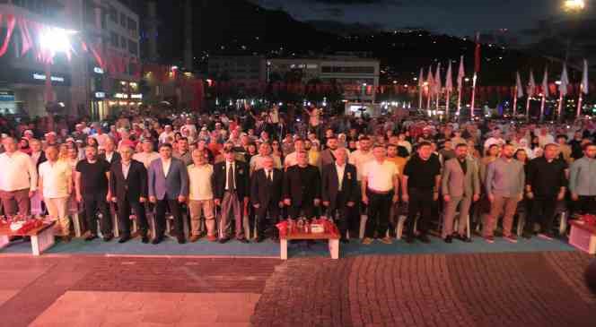 Ordu’da 15 Temmuz Demokrasi ve Milli Birlik Günü etkinliğine yoğun katılım