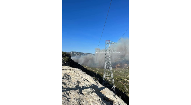 Mersin&rsquo;de orman yangını 