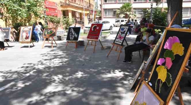 Siverek&rsquo;te &ccedil;ivi tel sanatı sergisi
