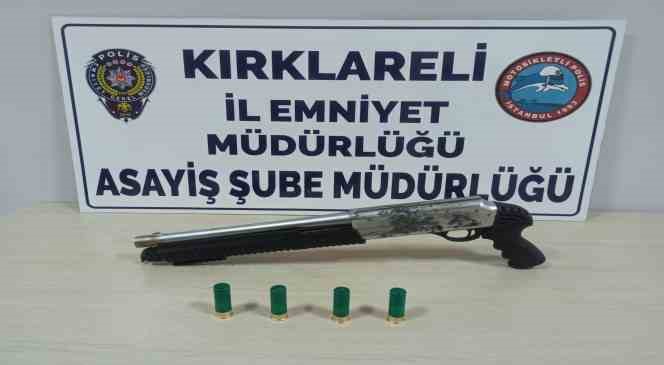 Kırklareli’nde asayiş uygulamasında 3 gözaltı
