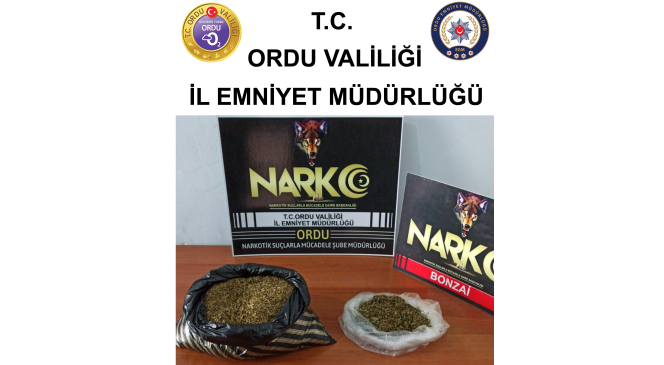 Ordu’da uyuşturucu ticaretine geçit yok