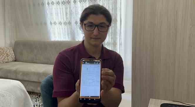TYT&rsquo;de birinci olduğunu akrabalarından &ouml;ğrendi
