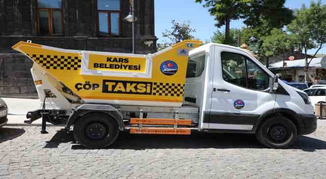 Kars Belediyesi’nde  ‘çöp taksi’  hizmete girdi