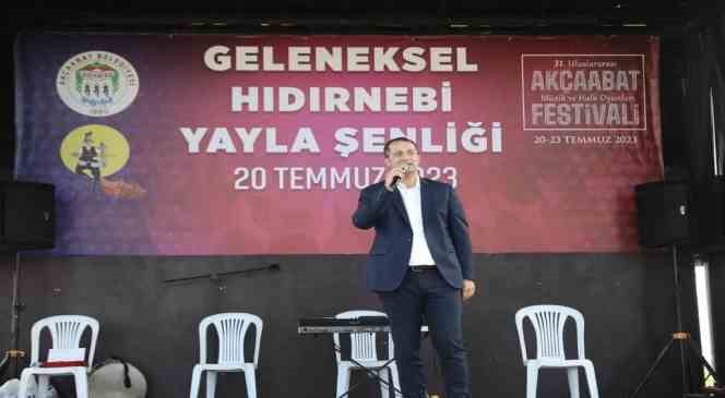 31. Uluslararası Ak&ccedil;aabat M&uuml;zik ve Halk Oyunları Festivali Hıdırnebi Yayla Şenliği ile başladı
