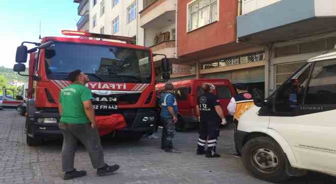 Elektrik sayacında &ccedil;ıkan yangın korkuttu
