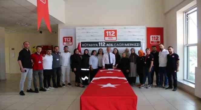 Kütahya 112 Acil Çağrı Merkezinde aday memurlar için yemin töreni