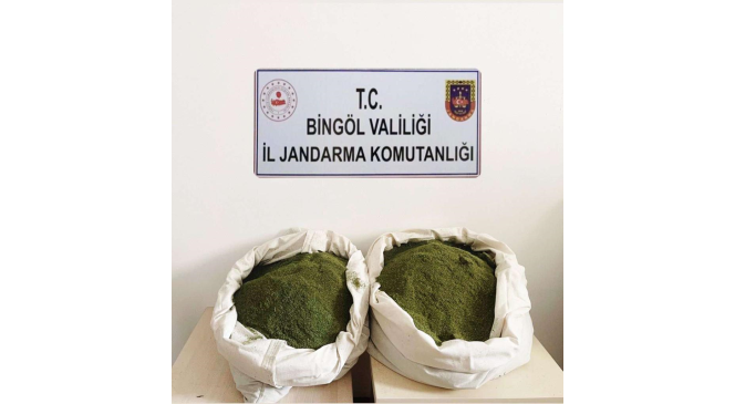 Bing&ouml;l&rsquo;de uyuşturucu madde ele ge&ccedil;irildi

