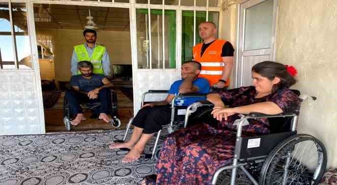 Hakkari Yeşilova&rsquo;daki engeliler sevindirildi
