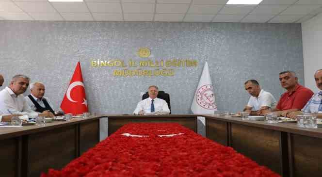 Bing&ouml;l&rsquo;de değerlendirme toplantısı d&uuml;zenlendi
