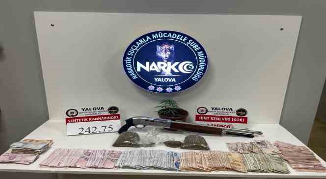 Yalova’da uyuşturucu operasyonu: 3 tutuklama