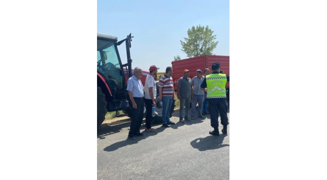Kırklareli’nde Jandarma’nın denetimine takılan 9 araç trafikten men edildi