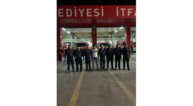 Kayseri itfaiyesinden Antalya’daki yangın söndürme çalışmalarına destek