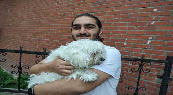 K&ouml;peğini kaza sonucu veteriner hekime g&ouml;t&uuml;ren gencin hastane isyanı
