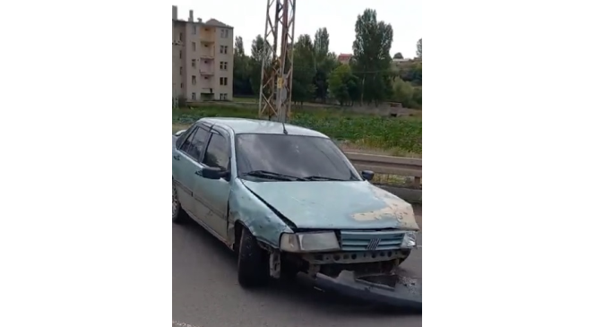 Kars’ta trafik kazası: 1 yaralı