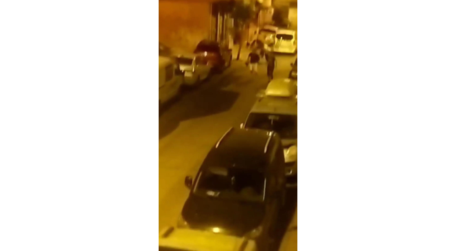 Esenler’de polisten kaçan kaçak göçmenler camdan böyle atladı