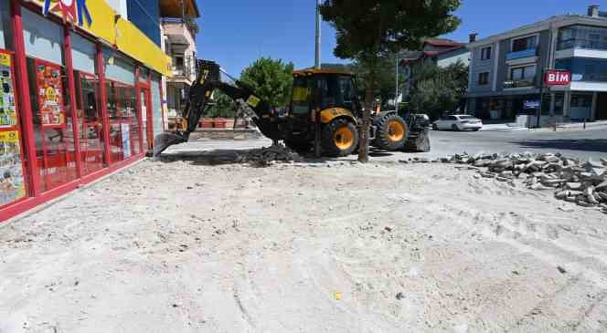Isparta Belediyesi&rsquo; den begonit taş &ccedil;alışması
