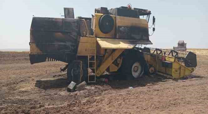 Ankara&rsquo;da bi&ccedil;erd&ouml;verde &ccedil;ıkan yangın tarlaya sı&ccedil;radı, 20 d&ouml;n&uuml;m arazi zarar g&ouml;rd&uuml;

