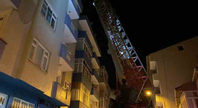 Uzunköprü’de korkutan ev yangını