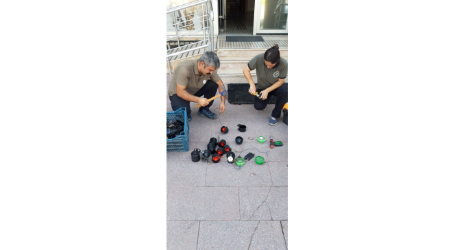 Yalova&rsquo;da bıldırcın sesi &ccedil;ıkaran cihazlar imha edildi
