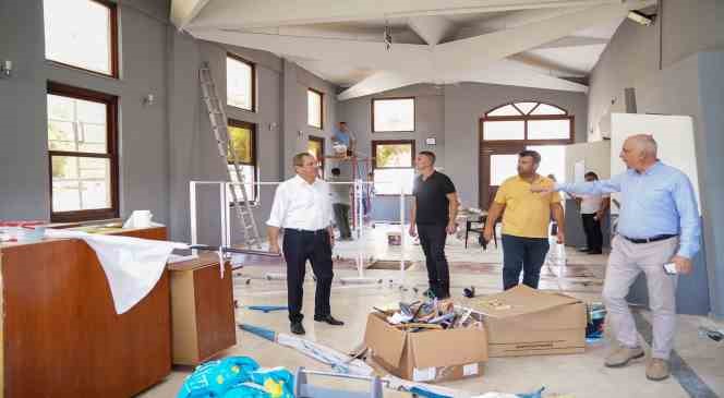 Ayvalık’ta İsmet İnönü Kültür Merkezi A’dan Z’ye yenileniyor