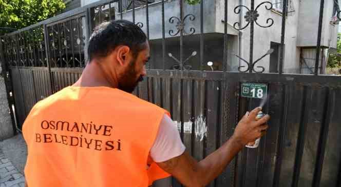 Osmaniye’de cadde, sokak ve kapı numaralandırma çalışmaları devam ediyor