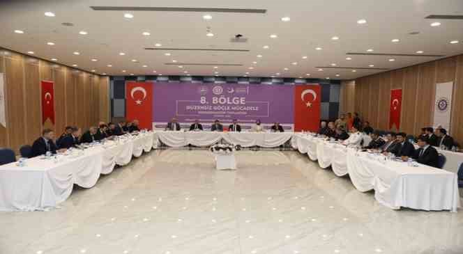 Burdur’da 8. Bölge Düzensiz Göçle Mücadele Koordinasyon Toplantısı