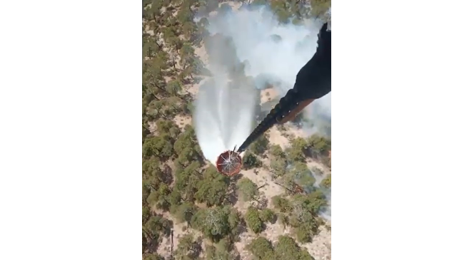 Bolu’da söndürülemeyen orman yangınına Ankara ve Balıkesir’den helikopter desteği
