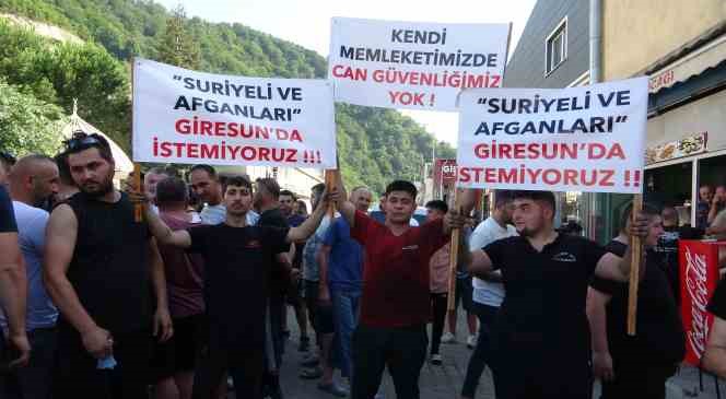 Giresun&rsquo;da 2 kişinin yaralandığı kavgaya sanayi esnafından tepki
