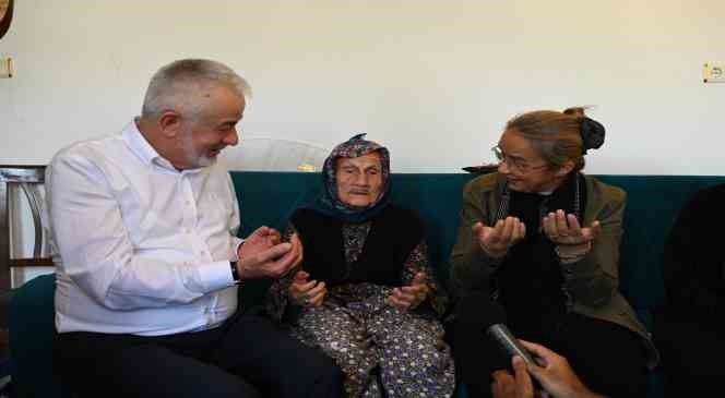 Başkan Başdeğirmen&rsquo;den, 110 yaşındaki Aliye teyzeye vefa
