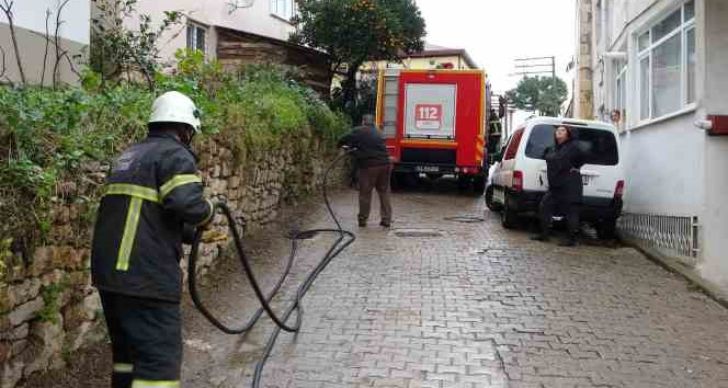 Ordu’da baca yangını ekipleri harekete geçirdi
