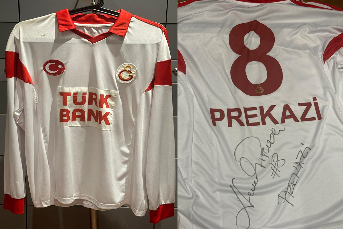 Prekazi’nin forması, depremzedeler için 210 bin TL’ye satıldı