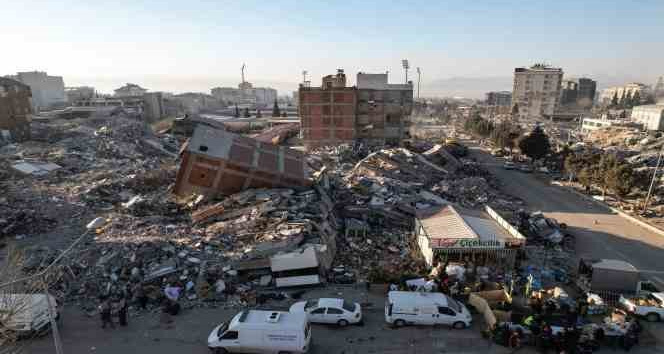 Kahramanmaraş depremin 10’uncu gününde havadan görüntülendi