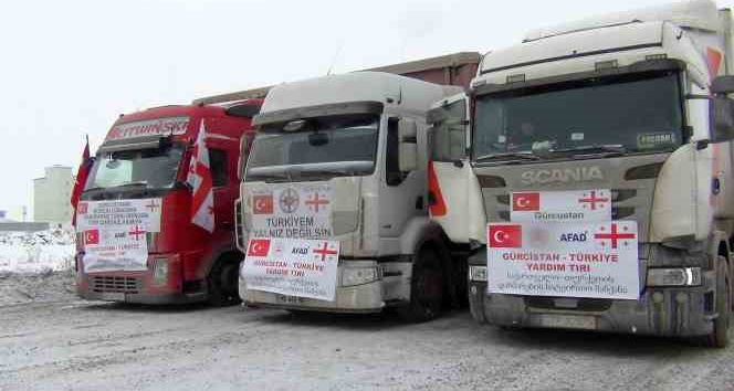 Gürcistan’daki Azeri Türklerinden deprem bölgesine anlamlı yardım