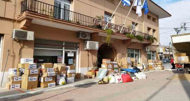Mudanya’nın Yunanistan’daki kardeş şehrinden deprem bölgesine yardım