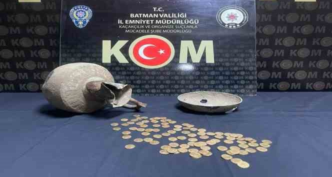 Batman’da tarihi eser ele geçirildi