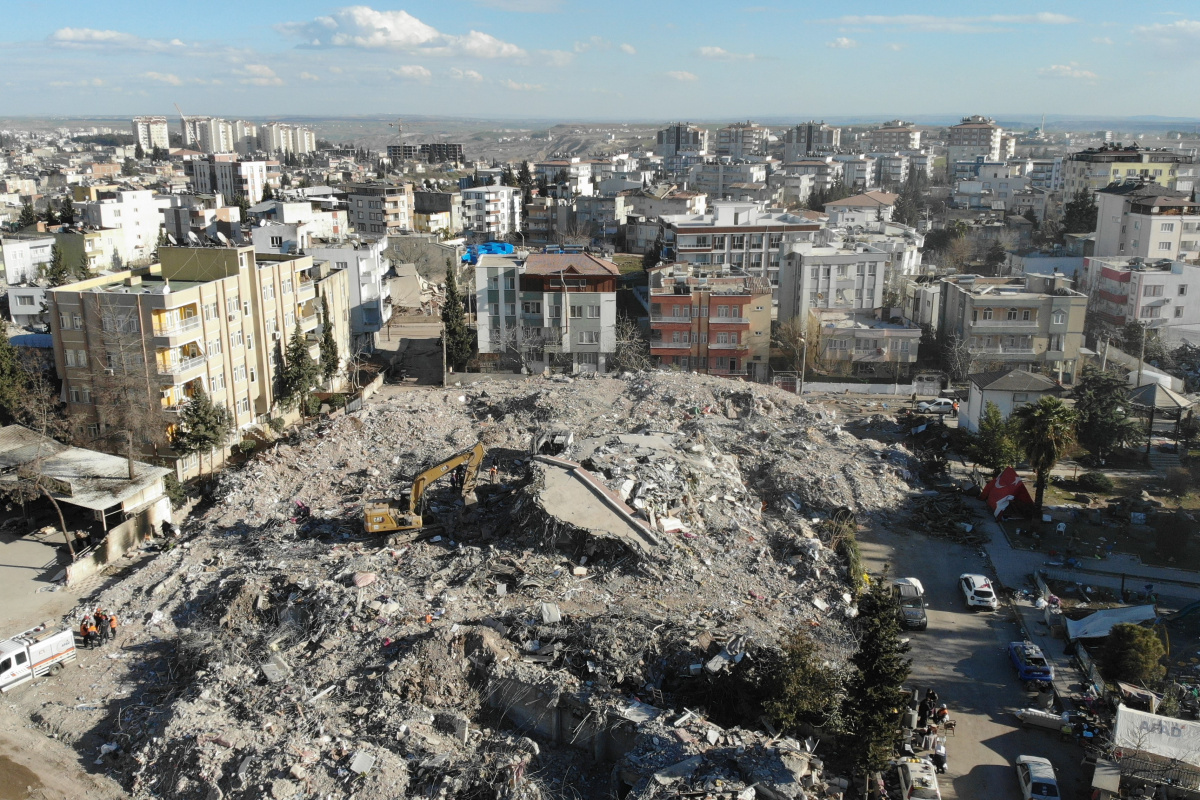 Havadan çekilen görüntüler Adıyaman’daki felaketin büyüklüğünü gözler önüne serdi