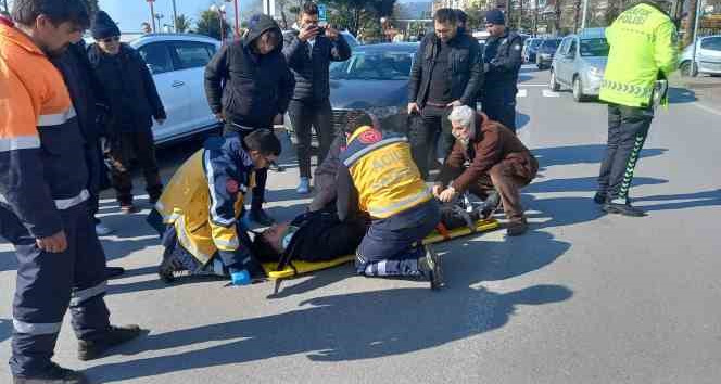 Ereğli’de trafik kazası 1 yaralı