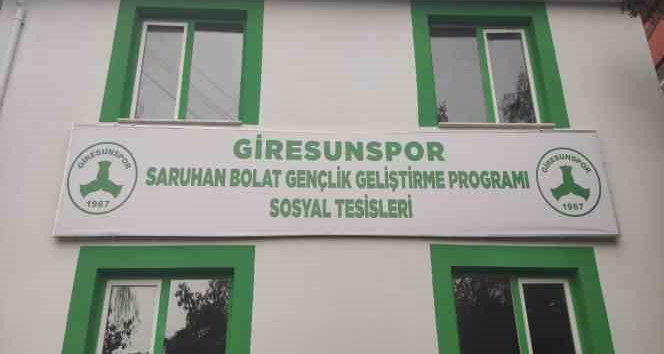 Giresunspor, altyapı tesislerine Saruhan Bolat’ın adını verdi