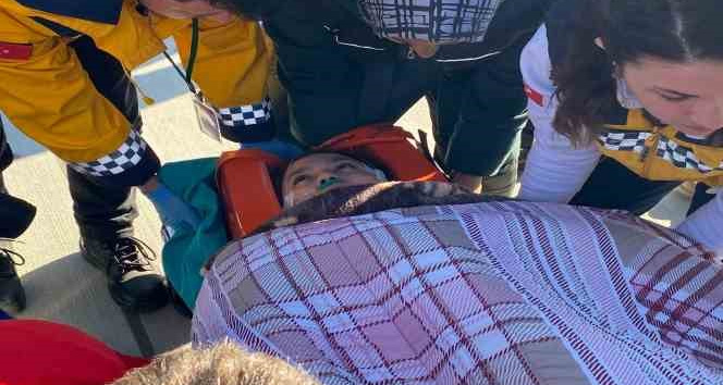 Depremin 248. saatinde enkazdan çıkarılan Aleyna Ölmez, Ankara’ya sevk edildi