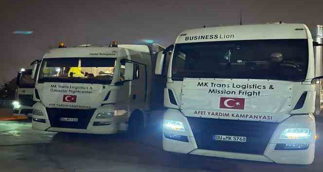 Aksaraylı gurbetçilerden deprem bölgesine destek