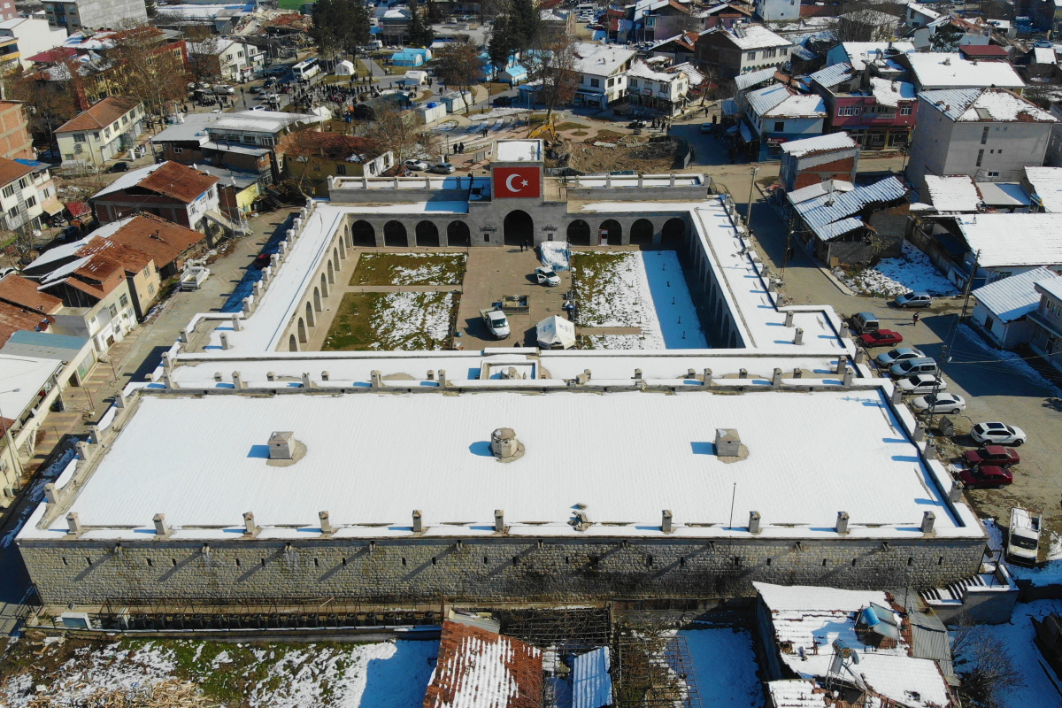 Malatya’da 386 yıllık Kervansaray şiddetli depremlere göğüs gerdi
