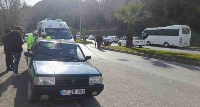 Zonguldak’ta trafik kazası: 1 yaralı