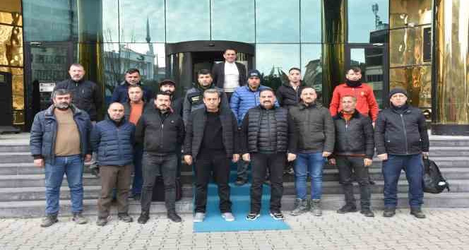 Siirt’ten Hatay’a şantiye desteği