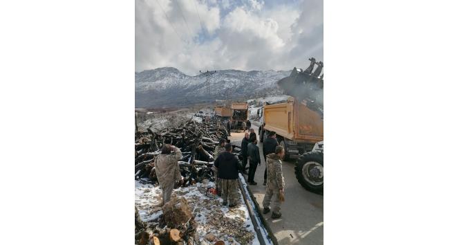 OGM’den deprem bölgesine yakacak odun yardımı