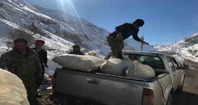 Şırnak’tan deprem bölgesine yem desteği