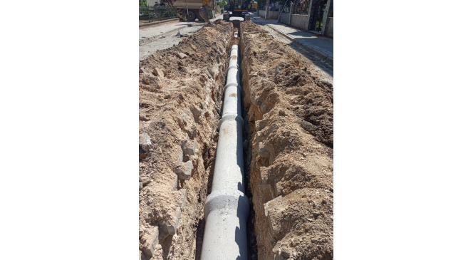 İsmetpaşa Mahallesi&rsquo;ne kanalizasyon ve yağmur suyu hattı
