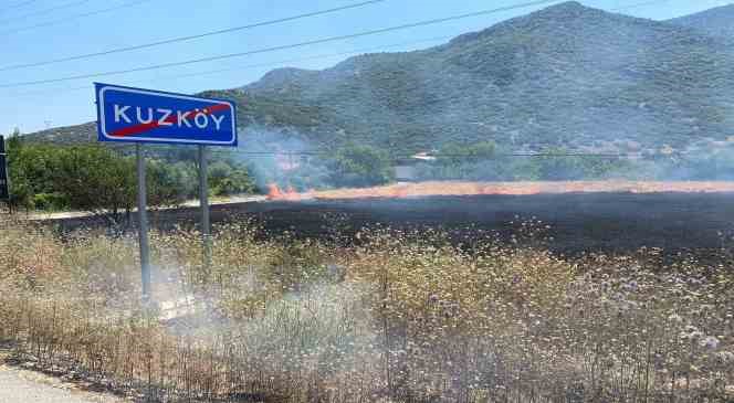 Burdur&rsquo;da aynı anda iki farklı yerde arazi yangını &ccedil;ıktı
