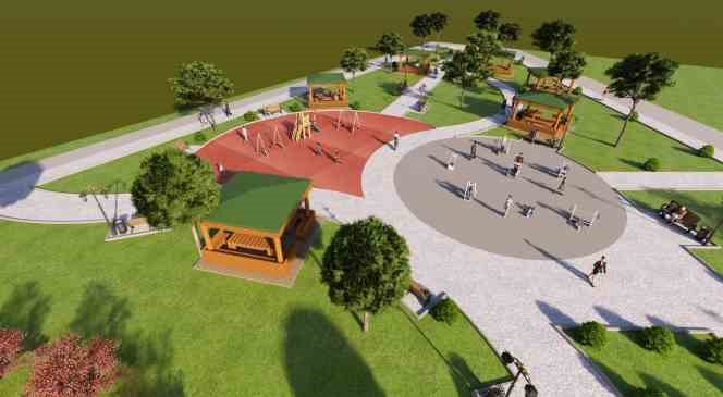 Kars&rsquo;ta Merkez Mahallesi&rsquo;ne modern park yapılıyor
